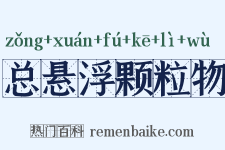 总悬浮颗粒物是什么意思的图片